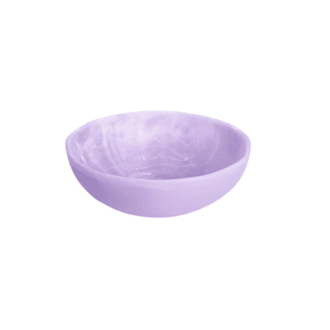Lavender Swirl Large Wave Bowl