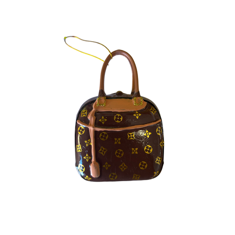 Brown Luxury Handbag Ornament