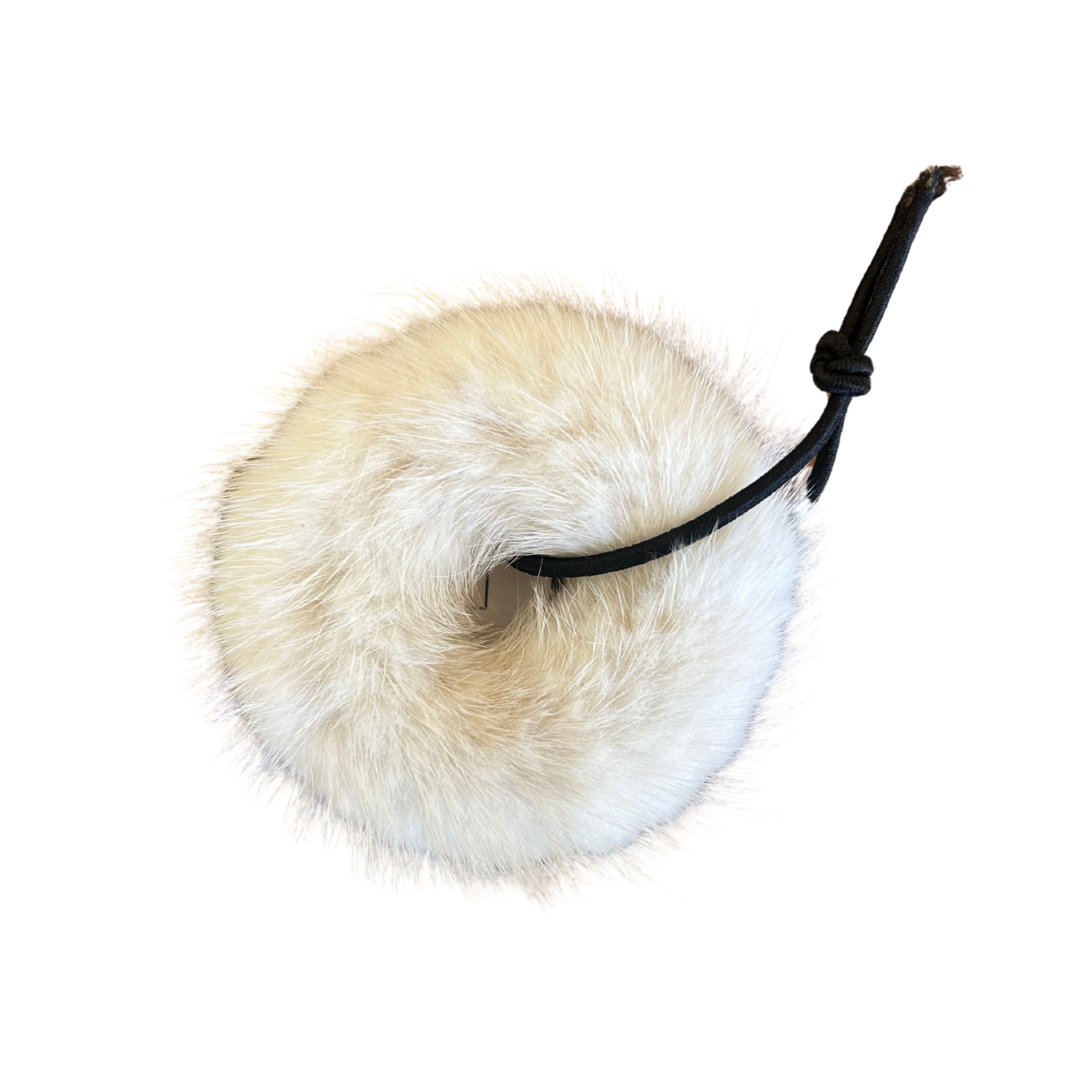 Mink Scrunchie - Cream