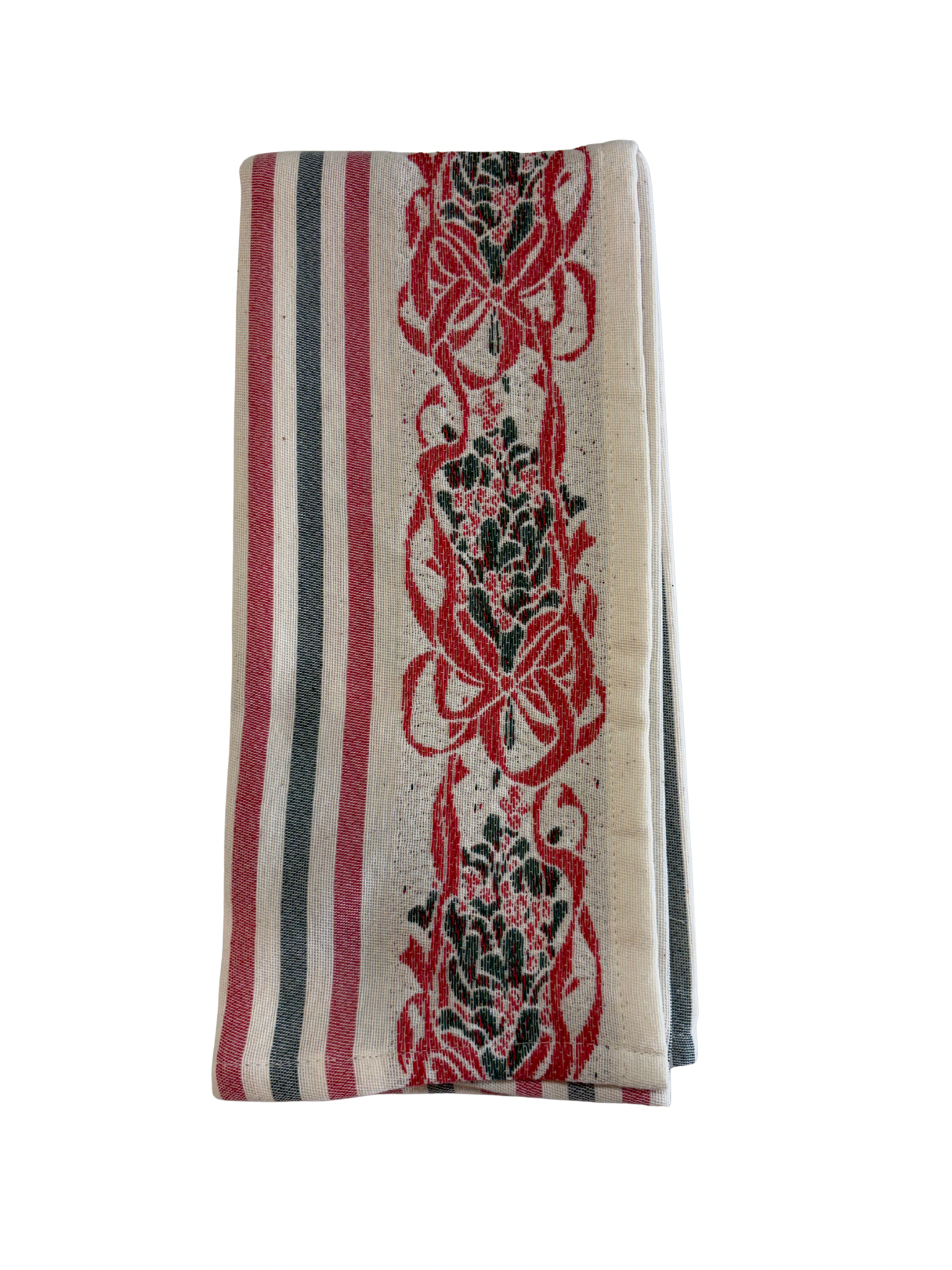 Kitchen Towel, Holly with Bow