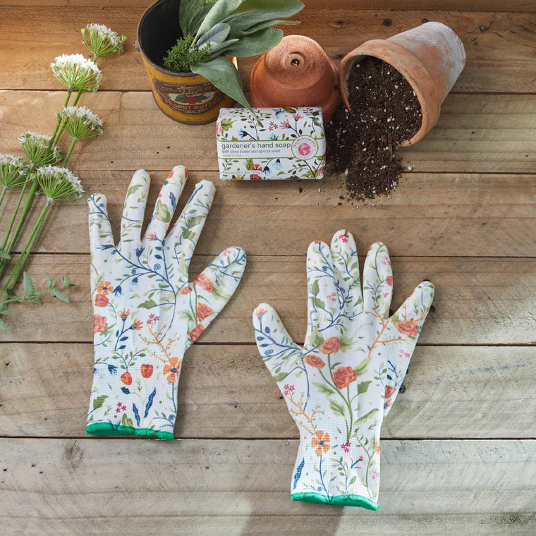 Weeder Glove Spa Gift Set, Garden of Paradise-Medium