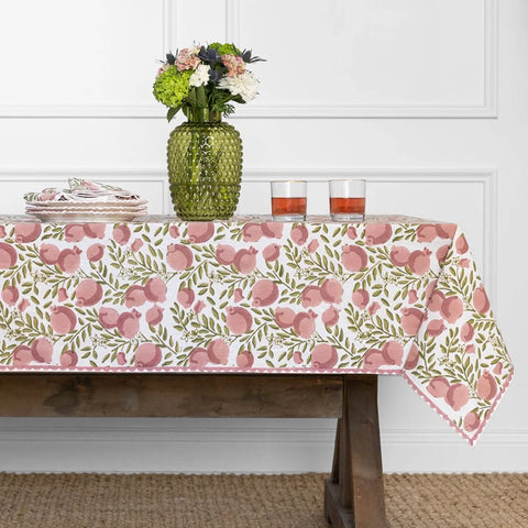 Vine Moss & Mauve Tablecloth