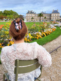 Hand-painted Monarch Butterfly Claw Hair Clip | Eco-Friendly: Pink