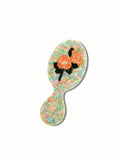 Hand-painted Orange Vintage Poppy Brush | Eco-Friendly: Handbag Hero