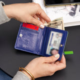 Evening Wallet-Geranium/Teal