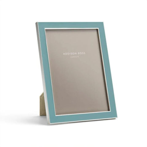 Chambray Enamel & Silver Frame-5x7