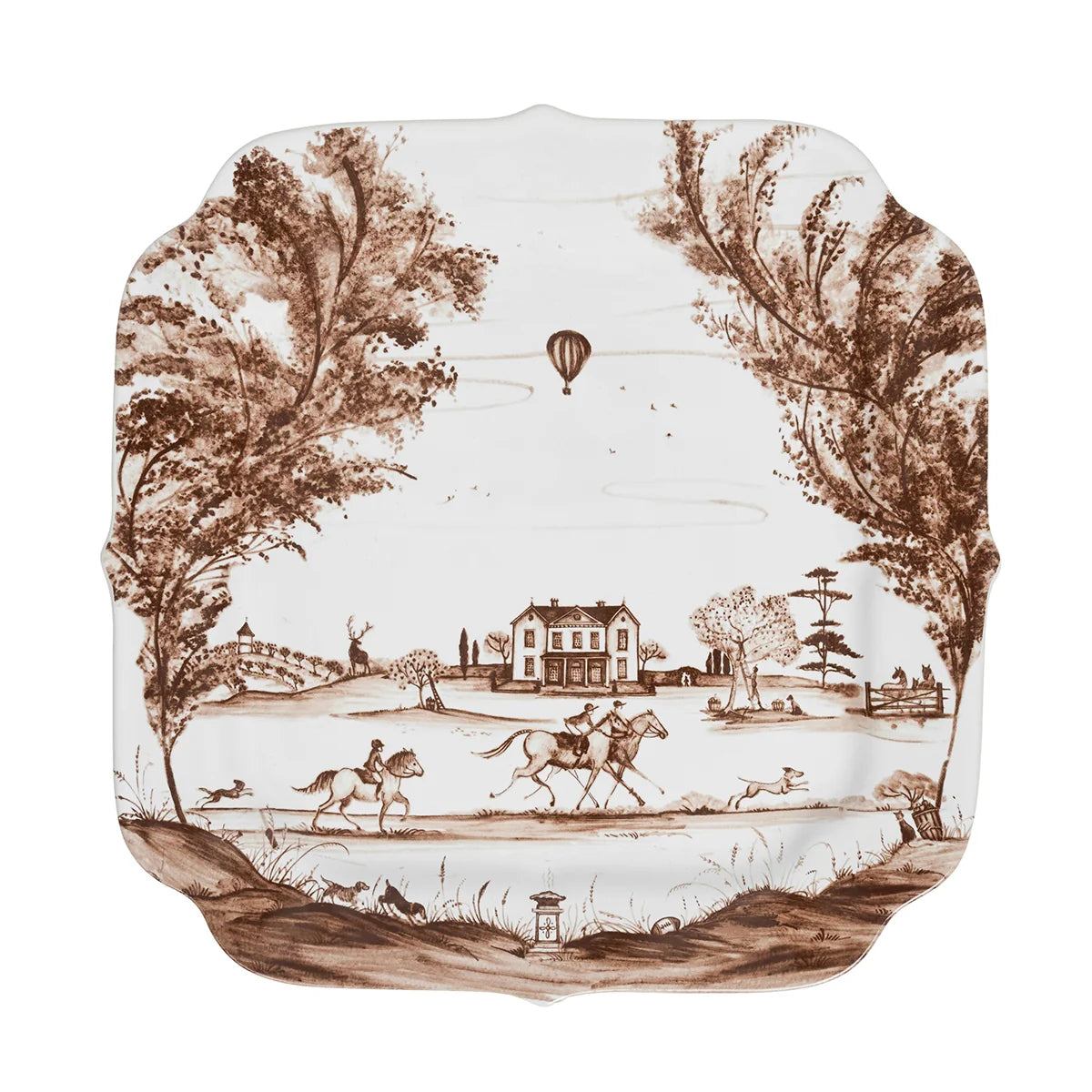 Country Estate  Harvest 12" Tray - Sepia