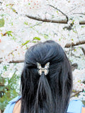 Hand-painted Mini Monarch Butterfly Claw Hair Clip | Eco-Friendly: Pink