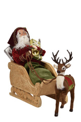 Sleigh Santa with Reindeer