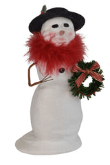Snowman with Wreath