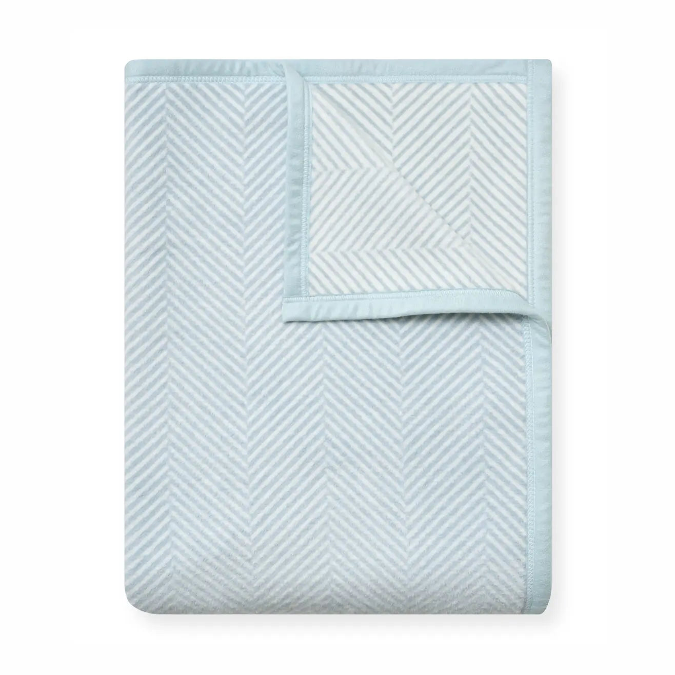 Harborview Herringbone Sky Blanket