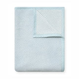 Harborview Herringbone Sky Blanket