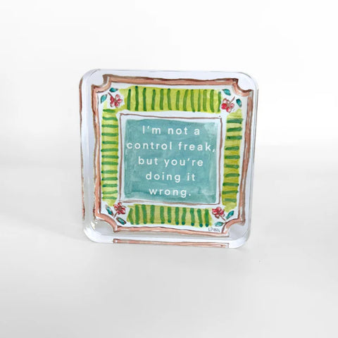 Control Freak Acrylic Block