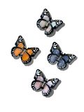 Hand-painted Mini Monarch Butterfly Claw Hair Clip | Eco-Friendly: Pink