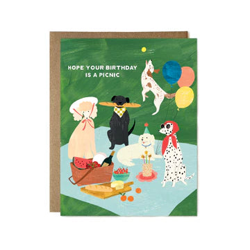 Dog Picnic B-Day Card