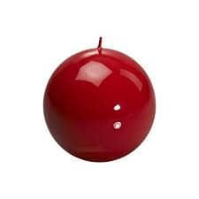 Meloria Ball Candle Small Classic - Red