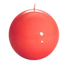 Meloria Ball Candle Small Classic - Coral