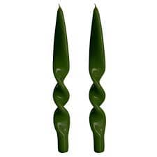 Meloria Denise Candle Classic Set of 2 - Olive Green