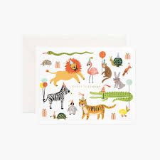 Party Animal Cheetah Card