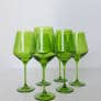 Forest Green Wine Set of 6