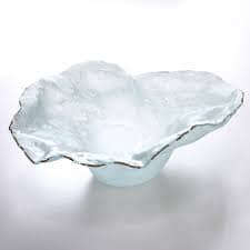 Frosted Water Sculpture Bowl