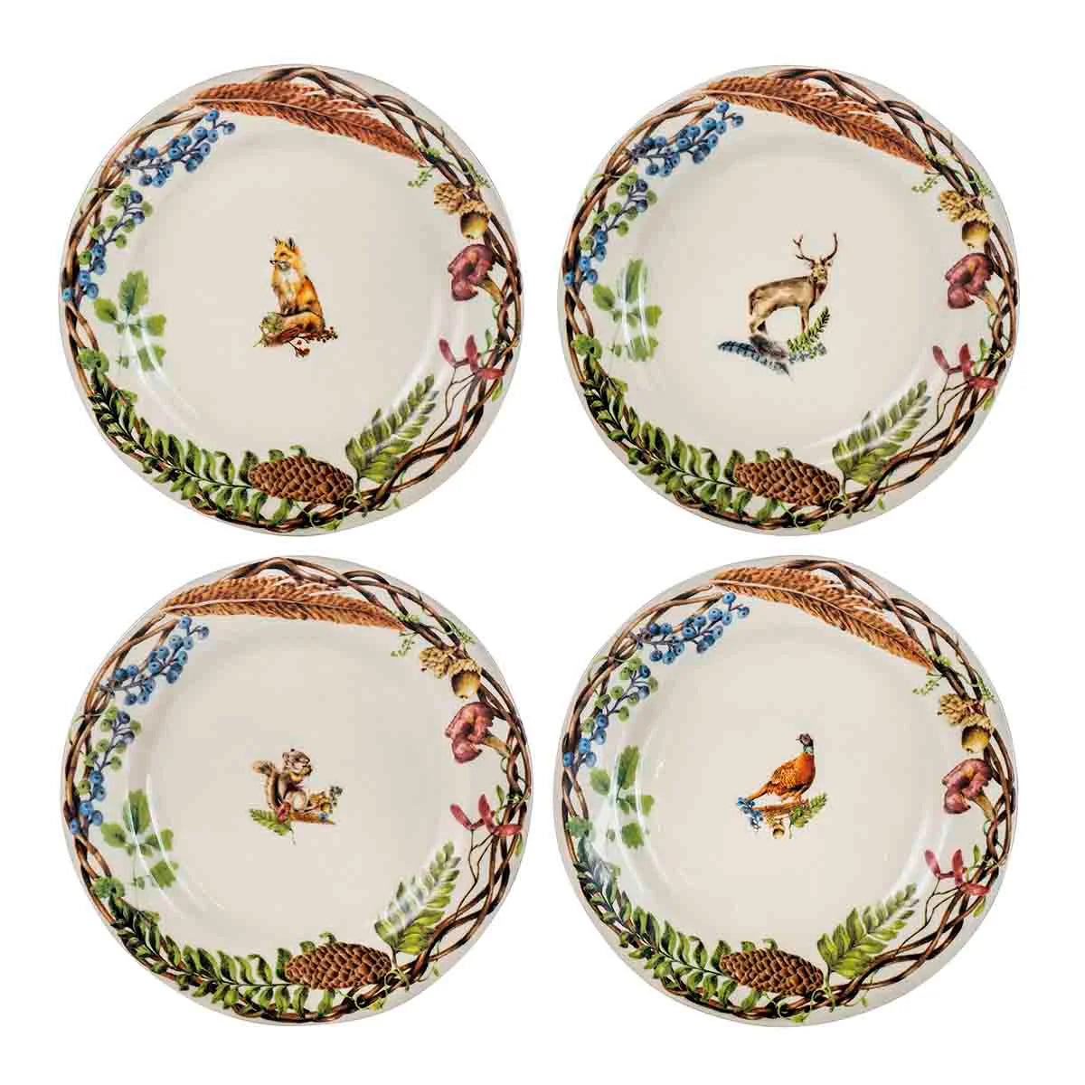 Dessert/Salad Plate Assorted Set/4