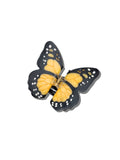 Hand-painted Monarch Butterfly Claw Hair Clip | Eco-Friendly: Orange