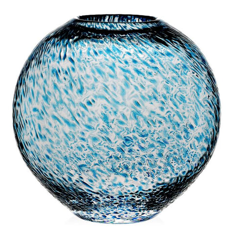 Florence Globe Vase Aqua 9"