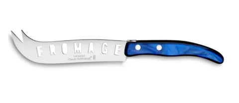 Laguiole Berlingot Cheese Knife Fromage XXL- Blue Handle