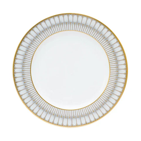 Arcades Grey & Gold Dinner Plate