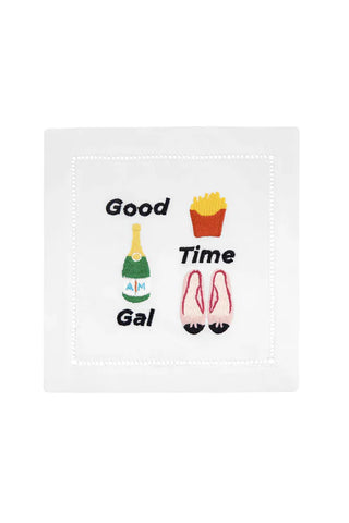Good Time Gal Cocktail Napkins
