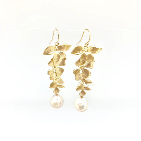 Disa Earrings - Long/Gold