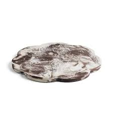 Scallop Resin Board Chocolate
