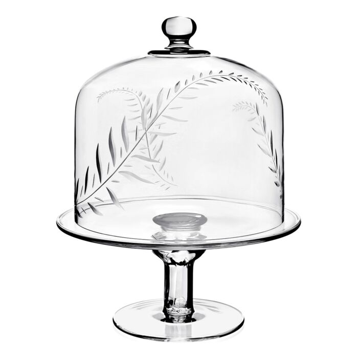 Tall Jasmine Cake Dome & Stand