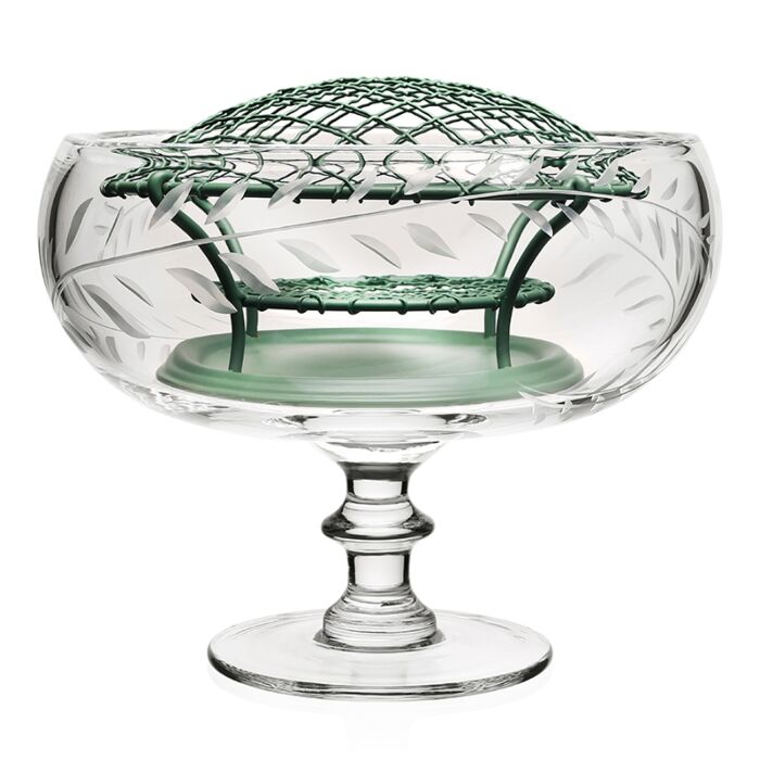 Jasmine Footed Rose Bowl & Wire
