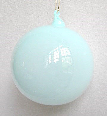 Jim Marvin Baby Blue Bubblegum Glass Ball Ornament