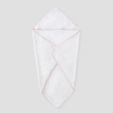 Baby Hooded Towel-Pink Gingham