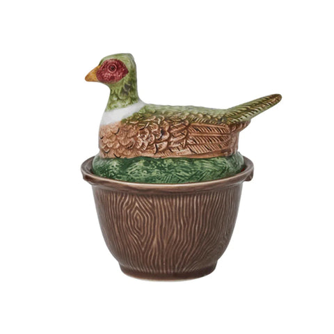 Forest Walk Pheasant Bowl with Lid