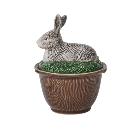 Forest Walk Rabbit Bowl with Lid