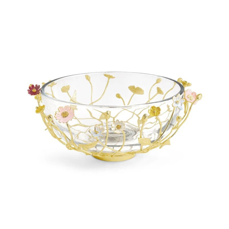 Wildflowers Large Glass Bowl