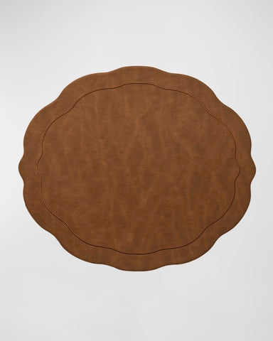Brown Tailored Placemat S/4