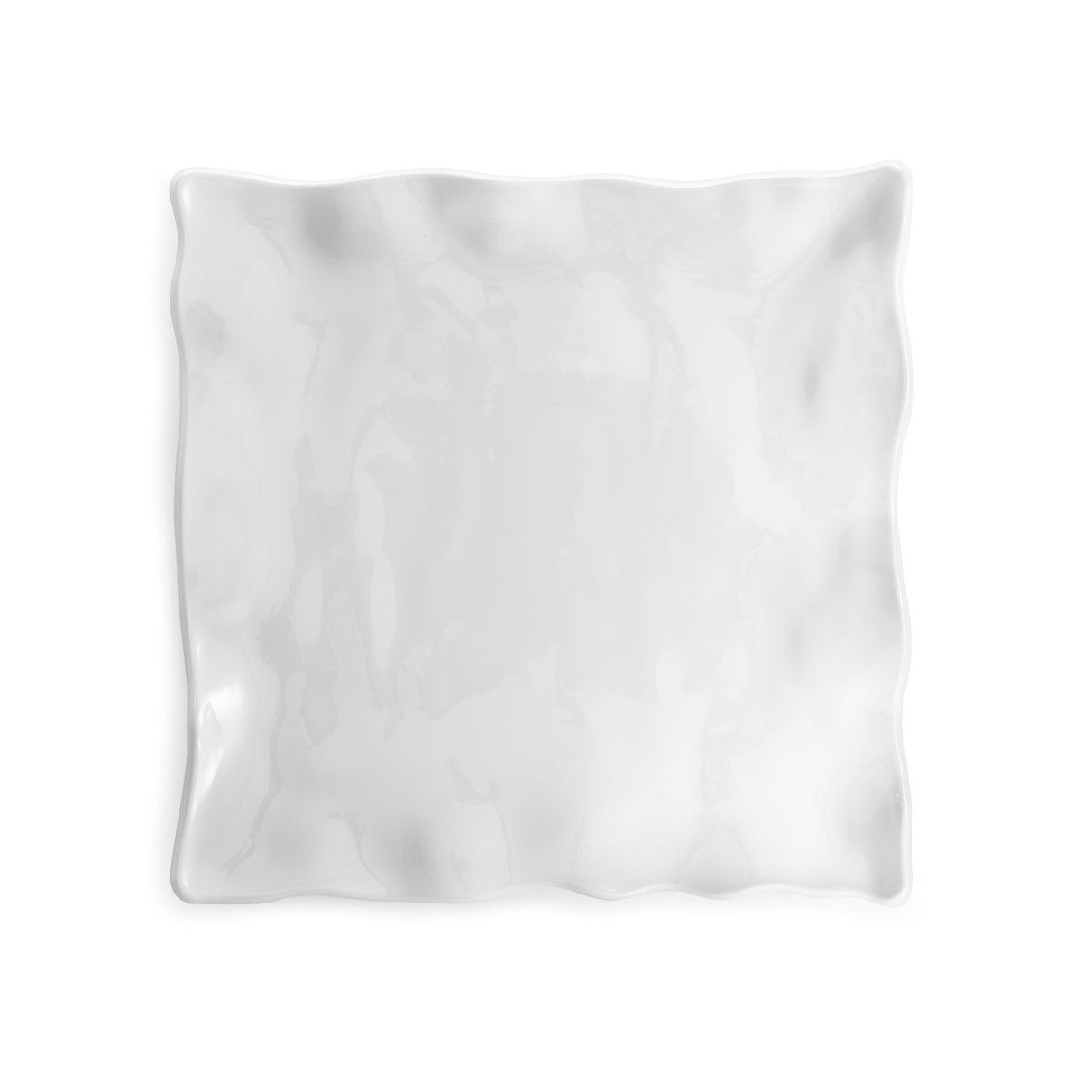 Ruffle White Square Small Platter
