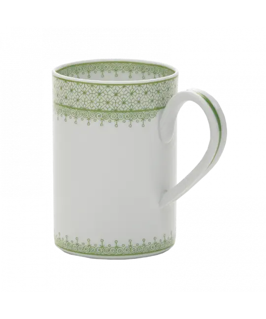 Apple Green Lace Mug
