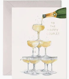 Champagne Tower Card