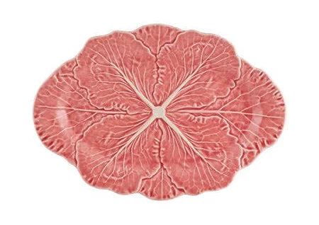 Cabbage Pink Small Oval Platter