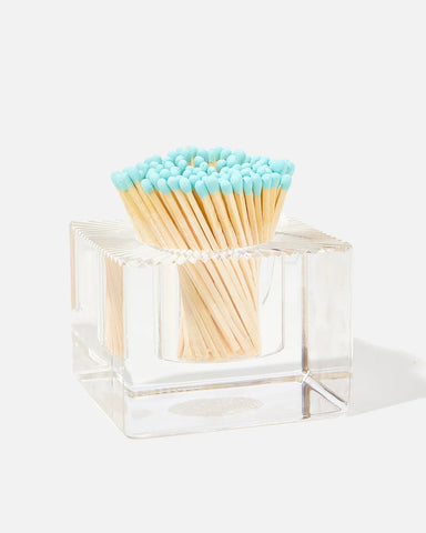 Square Match Striker-Light Blue Matches