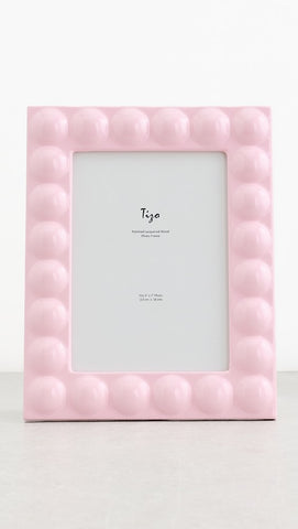 4x6 Pink Lacquer Wood Frame