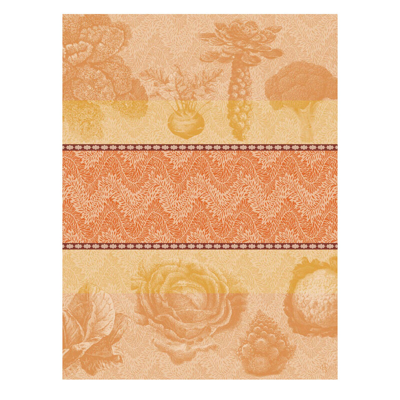 Tea Towel Jardin Des Choux Orange