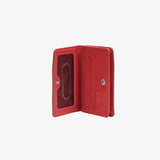 Business Card Case-Teal/Bright Pink