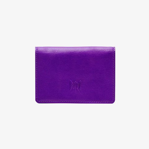Business Card Case-Purple/Grass